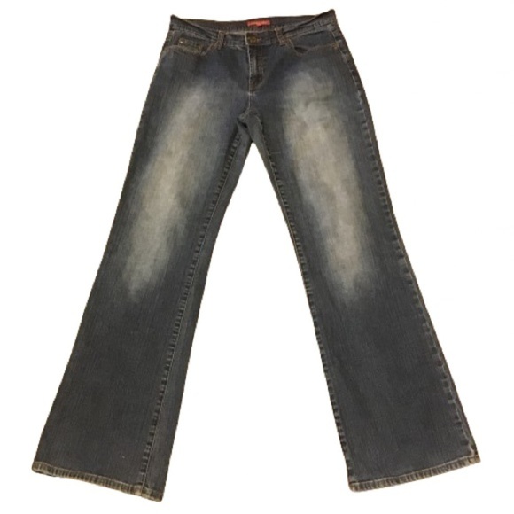 Y2K vibes distressed smart set wide leg jeans - Picture 1 of 12